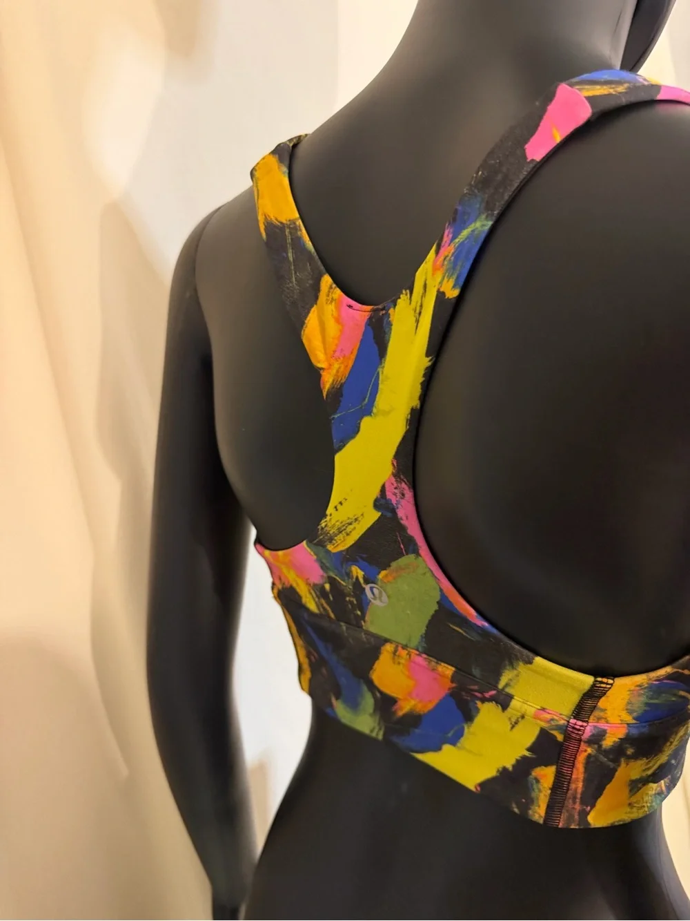 Lululemon Abstract Multicolor Sports Bra - Bright Paintstroke 6 (runs small)